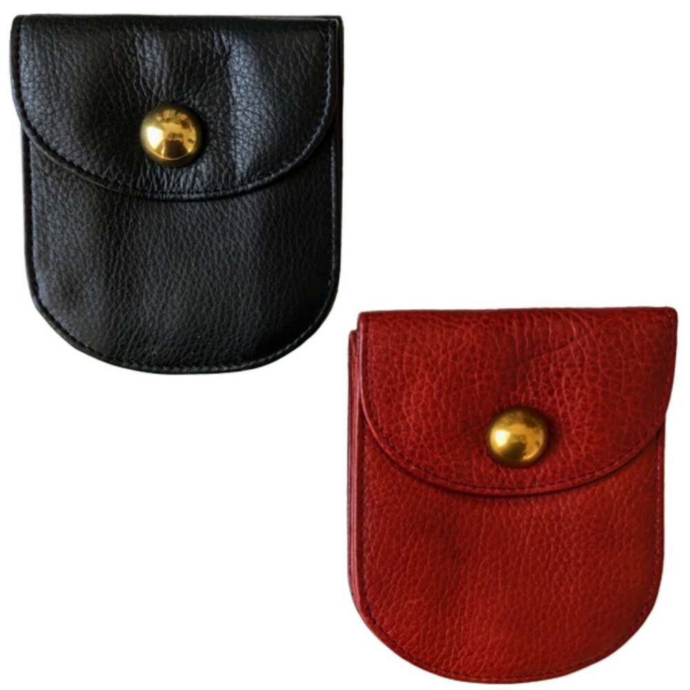 Osgoode Marley Leather Women's Belt Wallet with Brass Snap New